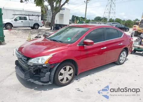 2013 Nissan Sentra S z USA, uszkodzony, nr VIN 3N1AB7AP0DL770858